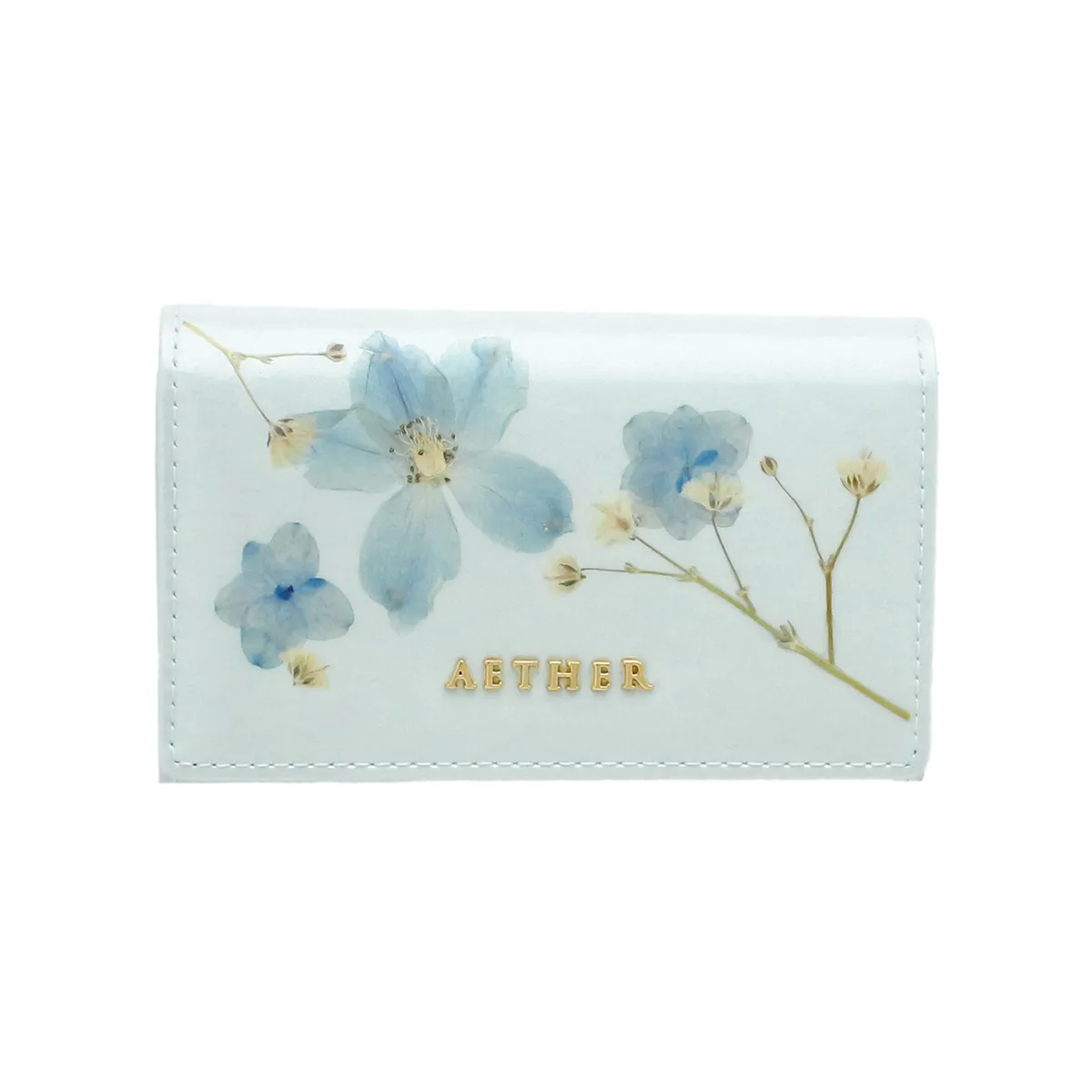 押し花レザー「ジュリエット」カードケース