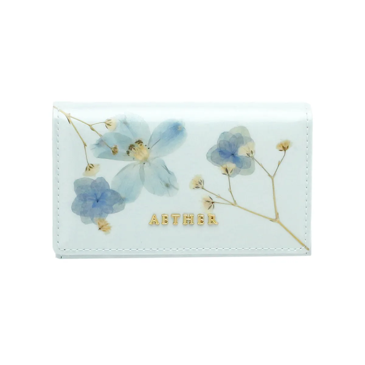 押し花レザー「ジュリエット」カードケース