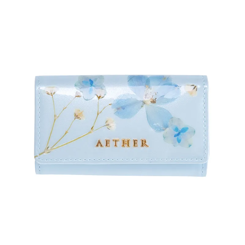 押し花レザー「ジュリエット」キーケース