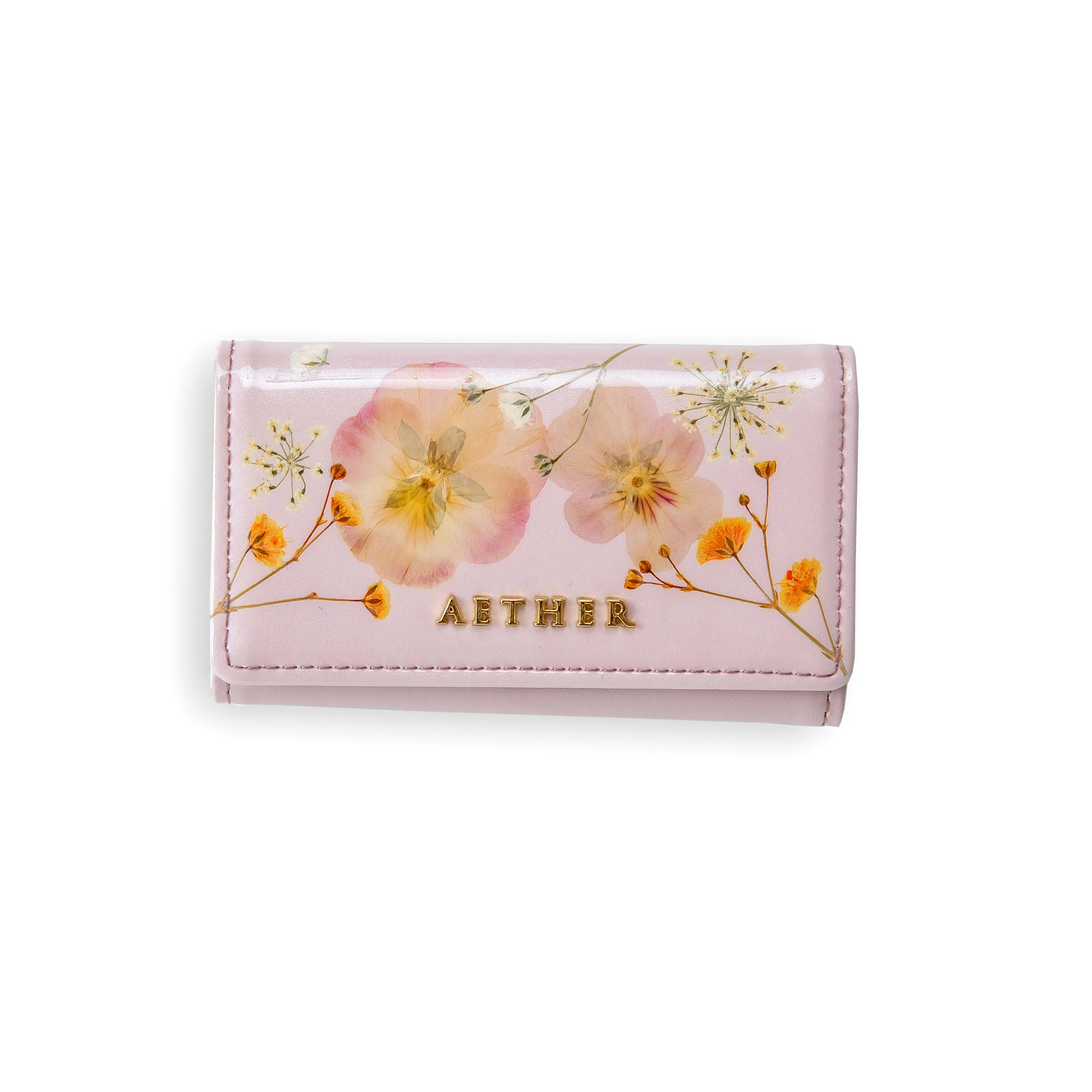押し花レザー「ジュリエット」キーケース