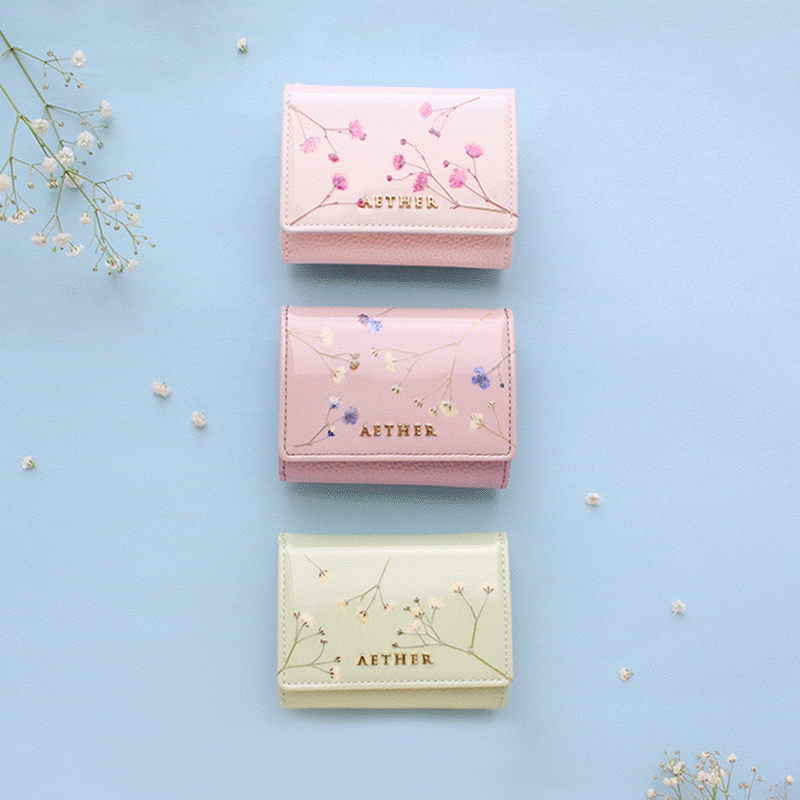 “押し花レザー”3つのアイテムが再入荷