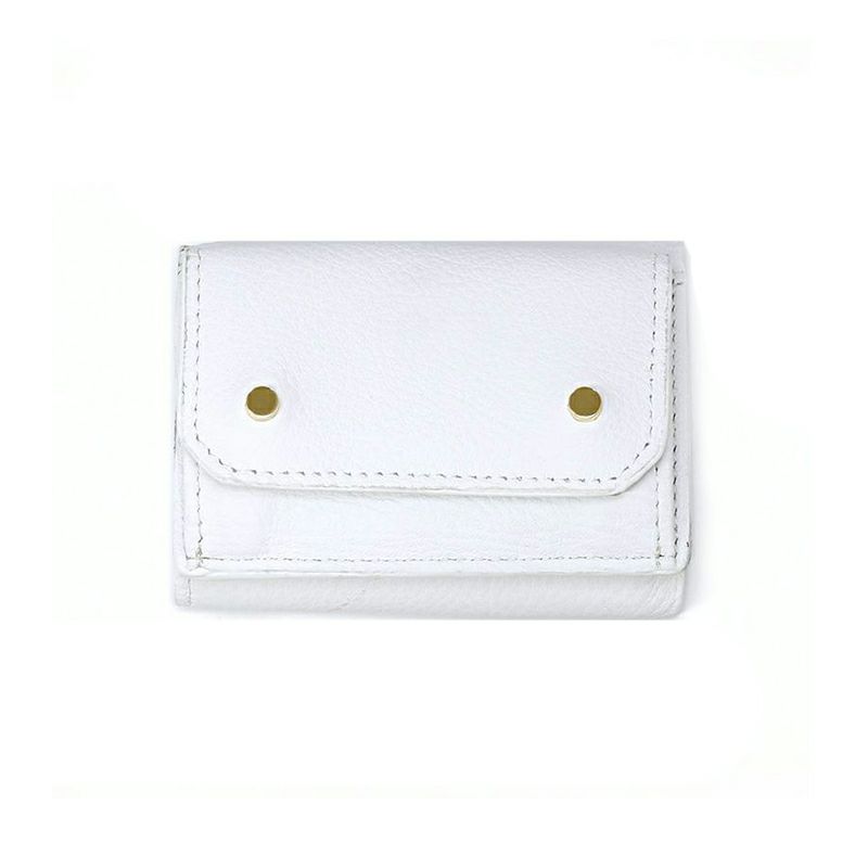  AETHER×BIZOUXコラボ ミニ財布（三つ折り）ホワイト