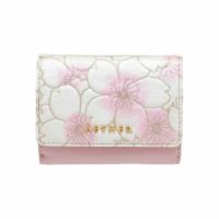グレインレザー「サクラ」ミニ財布（三つ折り）