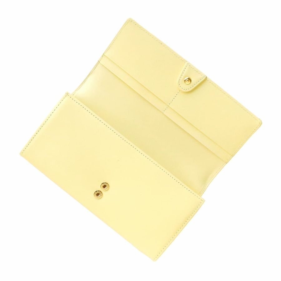 押し花レザー「ジプソフィア」長財布(かぶせ)