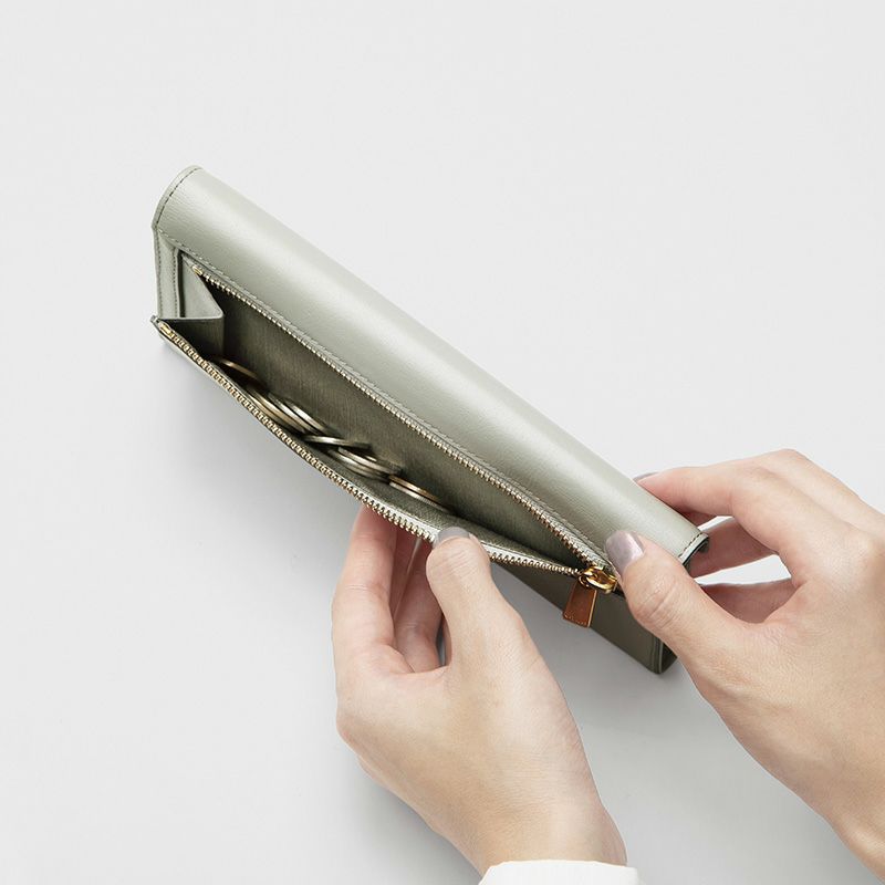パイソン×スムースレザー「クレア」レター型長財布|AETHER パイソン×スムースレザー「クレア」レター型長財布|AETHER