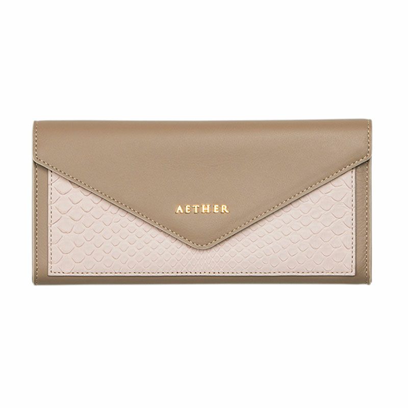 「クレア」パイソンレター型財布