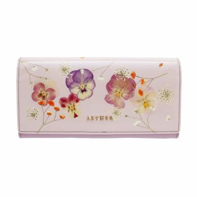 押し花レザー「ジュリエット」長財布（かぶせ）