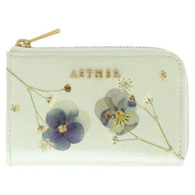 押し花レザー「ジュリエット」キーウォレット