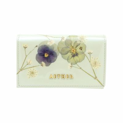 押し花レザー「ジュリエット」カードケース