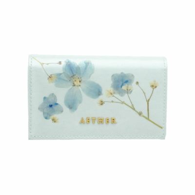 押し花レザー「ジュリエット」カードケース
