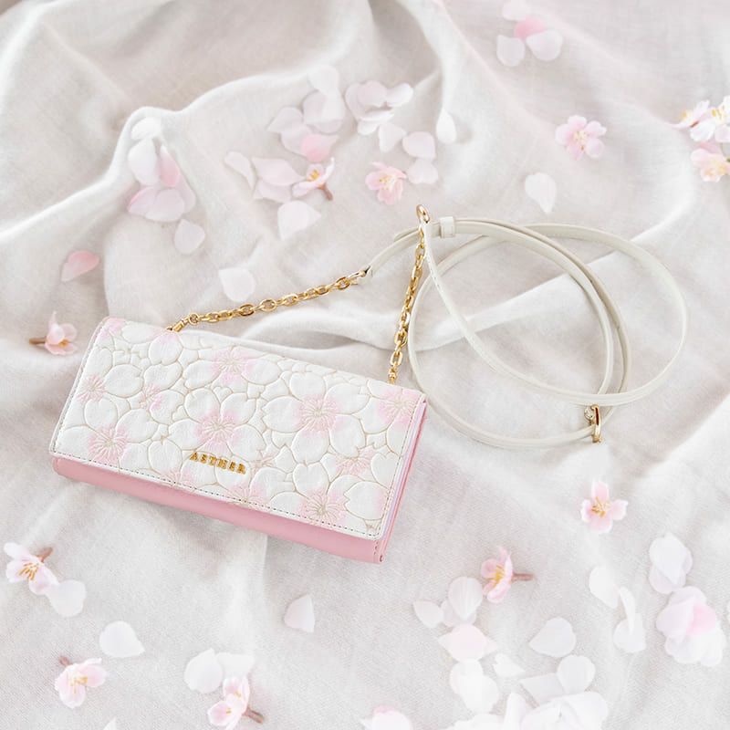 サクラ」大人かわいい桜の財布・革小物なら｜AETHER（エーテル）公式