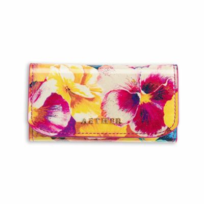 エナメルレザー「パンセ」キーケース