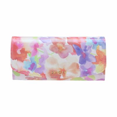 エナメルレザー「ルリアン」長財布（かぶせ）